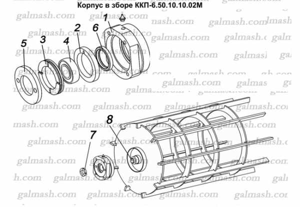 Корпус в сборе для дисковых борон БГР Солоха